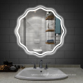 Bathroom Smart Mirror Led Light Bathroom Smart Makeup Vanity Mirror, Touch Dimmble Switch Color  Change